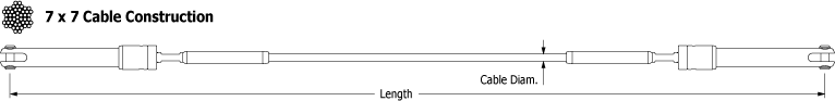 ABS3-19-04 316 Stainless Steel Cable