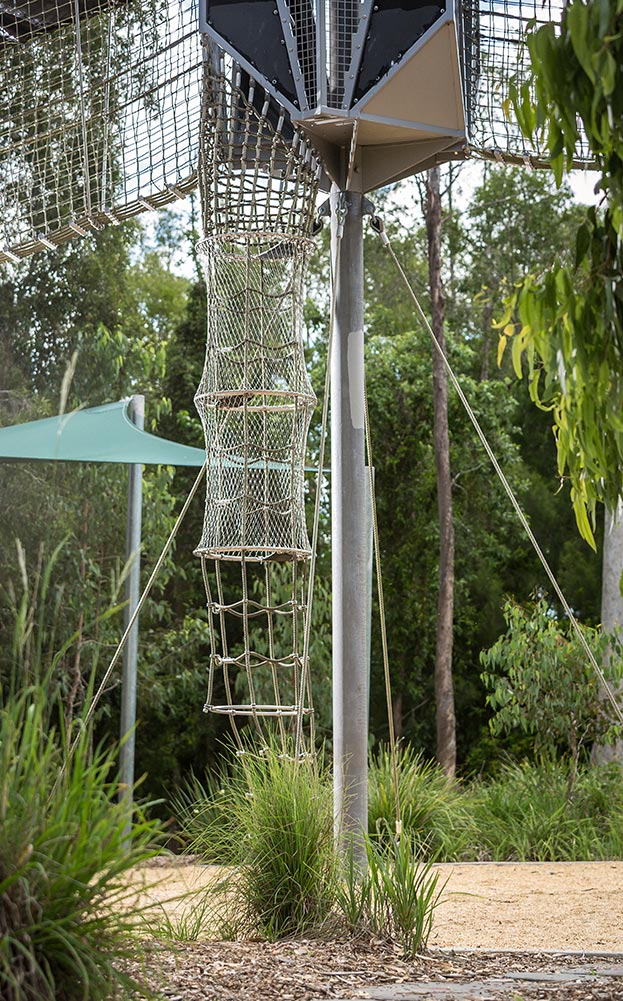 Calamvale District Adventure Park Safety Mesh and Fall Protection by Ronstan Tensile Architecture