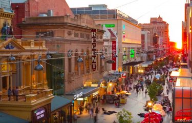 Rundle Mall Catenary Lighting